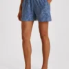 Calida Lounge Coast Shorts Marine Water Blue