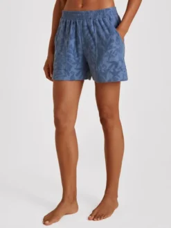 Calida Lounge Coast Shorts Marine Water Blue