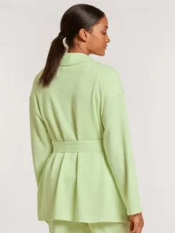 Calida Lounge Rosy Jacke Mit Bindeband Light Pistache -Geschenkideen Verkäufe Calida Lounge Rosy Jacke mit Bindeband gruen 15599 670 2