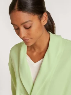 Calida Lounge Rosy Jacke Mit Bindeband Light Pistache -Geschenkideen Verkäufe Calida Lounge Rosy Jacke mit Bindeband gruen 15599 670 4