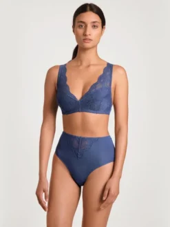 Calida Modal Deluxe Soft-BH Marine Water Blue -Geschenkideen Verkäufe Calida Modal Deluxe Soft BH blau 03454 427 2