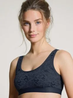 Calida Modal Lace Bustier -Geschenkideen Verkäufe Calida Modal Lace Bustier blau 02535 378 1622641388