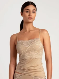 Calida Modal Sense Spaghetti-Top Irish Cream