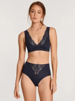Calida Modal Deluxe Soft-BH -Geschenkideen Verkäufe Calida Modal Deluxe Soft BH blau 03153 339 3