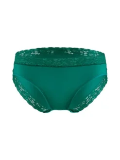 Calida Natural Comfort Lace Slip, Regular Cut Nevada Green -Geschenkideen Verkäufe Calida Natural Comfort Lace Slip regular cut gruen 22756 678 3