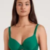 Calida Natural Comfort Lace Spacer-BH Mit Bügel, Komfort Rücken Nevada Green