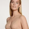 Calida Natural Comfort Lace Spitzen-BH Ohne Bügel Rose Teint