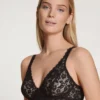 Calida Natural Comfort Lace Spitzen-BH Ohne Bügel Schwarz