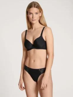 Calida Natural Comfort Lace String, Low Cut Schwarz -Geschenkideen Verkäufe Calida Natural Comfort Lace String low cut schwarz 20056 992 2