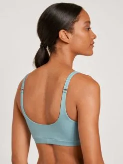 Calida Natural Skin Bustier, Compostable -Geschenkideen Verkäufe Calida Natural Skin Bustier Compostable blau 02259 473 2