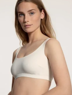 Calida Natural Skin Bustier, Compostable -Geschenkideen Verkäufe Calida Natural Skin Bustier weiss 02239 910 3