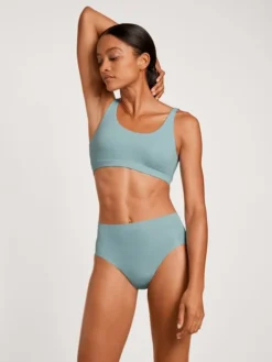 Calida Natural Skin Seamless-Midi-Slip, Cradle To Cradle Certified® Blue Satin -Geschenkideen Verkäufe Calida Natural Skin Seamless Midi Slip Compostable blau 22239 473 2