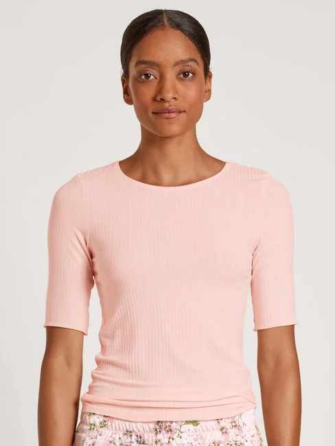 Calida Second Skin Kurzarm-Shirt Mit Seide Pearl Blush 2 Calida Second Skin Kurzarm-Shirt Mit Seide Pearl Blush – Bild 2