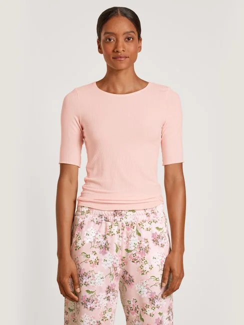 Calida Second Skin Kurzarm-Shirt Mit Seide Pearl Blush 4 Calida Second Skin Kurzarm-Shirt Mit Seide Pearl Blush – Bild 4