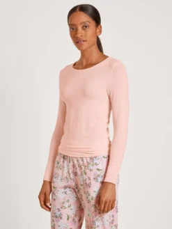 Calida Second Skin Langarm-Shirt Mit Seide Pearl Blush -Geschenkideen Verkäufe Calida Second Skin Langarm Shirt mit Seide rosa 15756 072 2