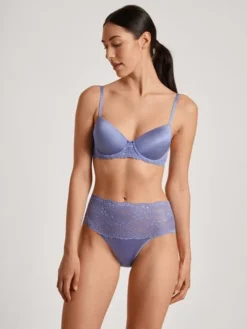 Calida Sensual Secrets Slip, High Waist Provence Blue -Geschenkideen Verkäufe Calida Sensual Secrets Slip high waist violett 21431 371 2
