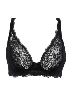 Calida Sensual Secrets Spitzen-BH Ohne Bügel -Geschenkideen Verkäufe Calida Sensual Secrets Soft Spitzen BH Comfort Rueckenteil ohne Buegel schwarz 03131 992 4