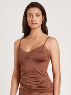 Calida Sensual Secrets Spaghetti-Top Ginger Bisquit