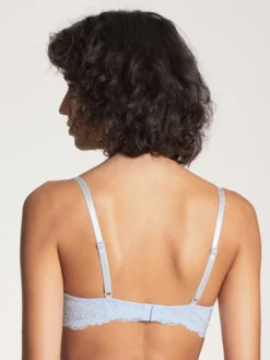 Calida Sensual Secrets Triangel-BH -Geschenkideen Verkäufe Calida Sensual Secrets Spitzen BH ohne Buegel blau 03031 470 1