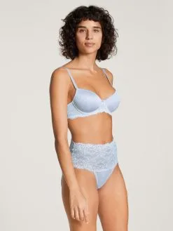 Calida Sensual Secrets T-Shirt-BH -Geschenkideen Verkäufe Calida Sensual Secrets T Shirt BH blau 03531 470 2