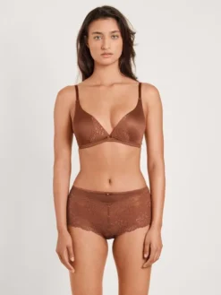 Calida Sensual Secrets Triangel-BH -Geschenkideen Verkäufe Calida Sensual Secrets Triangel BH braun 03031 107 2