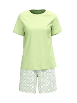 Calida Spring Nights Kurz-Pyjama Light Pistache 7 Calida Spring Nights Kurz-Pyjama Light Pistache -Geschenkideen Verkäufe Calida Spring Nights Kurz Pyjama gruen 40196 670 3