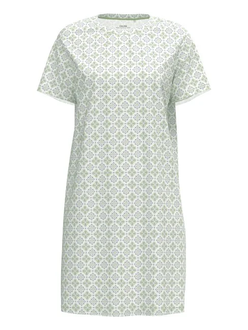 Calida Spring Nights Kurzarm-Nachthemd, Länge 95cm Light Pistache 4 Calida Spring Nights Kurzarm-Nachthemd, Länge 95cm Light Pistache – Bild 4