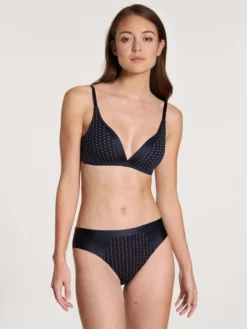 Calida Cate Print Triangel-Soft-BH Mit Schale -Geschenkideen Verkäufe Calida Cate Print BH mit Schale blau 03198 339 3