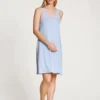 Calida Elegant Dreams Nachthemd, Länge 95cm Harmony Blue