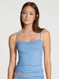 Calida Etude Toujours Spaghetti-Top Allure Blue