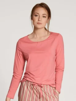 Calida Favourites Blossom Langarm-Shirt Italian Rose
