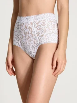 Calida Natural Comfort Lace Slip, High Waist Weiss