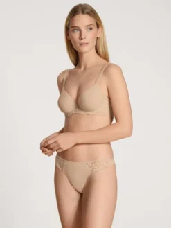 Calida Natural Comfort Lace Spacer-BH Mit Bügel, Komfort Rücken Rose Teint -Geschenkideen Verkäufe Calida Natural Comfort Lace Spacer BH rosa 03456 160 2