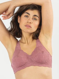 Erlich Textil Paula Spitzen-BH Ohne Bügel