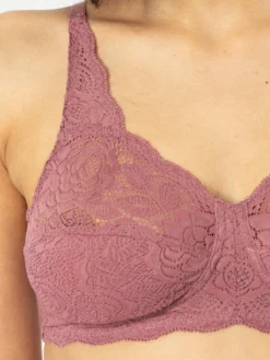 Erlich Textil Paula Spitzen-BH Ohne Bügel -Geschenkideen Verkäufe Erlich Textil Paula Spitzen BH rosa ERL F062120621 139 3