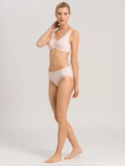 HANRO Cotton Lace Soft-BH Ohne Bügel -Geschenkideen Verkäufe Hanro Cotton Lace Soft BH ohne Buegel beige 072431 1381 2
