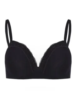 HANRO Cotton Lace Spacer-BH Ohne Bügel -Geschenkideen Verkäufe Hanro Cotton Lace Spacer BH schwarz 072432 0019 4