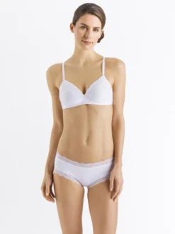 HANRO Cotton Lace Spacer-BH Ohne Bügel -Geschenkideen Verkäufe Hanro Cotton Lace Spacer BH weiss 072432 0101 2