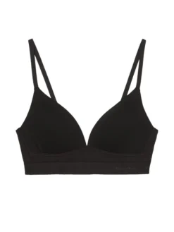 Marc O'Polo Iconic Rib Triangel-BH Ohne Bügel -Geschenkideen Verkäufe Marc OPolo Iconic Rib Triangel BH ohne Buegel schwarz 23Q1W00018 E990 4