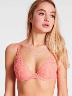 Passionata Thelma T-Shirt-BH, Tief Ausgeschnitten -Geschenkideen Verkäufe Passionata Thelma Tief ausgeschnittener T Shirt BH orangee P43H90 0D8 3