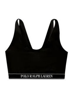 Polo Ralph Lauren Polo Essentials Bralette -Geschenkideen Verkäufe Polo Ralph Lauren Damen TW NW LW Polo Essentials Bustier schwarz 4P1025 004 3