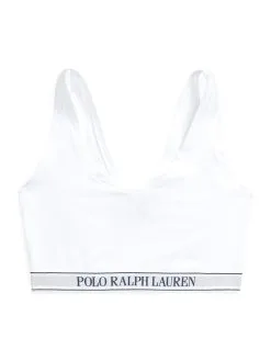 Polo Ralph Lauren Polo Essentials Bralette -Geschenkideen Verkäufe Polo Ralph Lauren Damen TW NW LW Polo Essentials Bustier weiss 4P1025 192 3