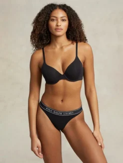 Polo Ralph Lauren Polo Essentials T-Shirt BH -Geschenkideen Verkäufe Polo Ralph Lauren Damen TW NW LW Polo Essentials T Shirt BH schwarz 4P1001 004 2