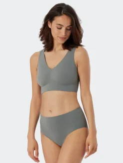 Schiesser Invisible Soft Bustier Mit Pads -Geschenkideen Verkäufe Schiesser Invisible Soft Bustier mit Pads grau 170364 713 713 2