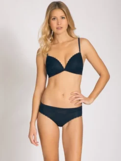 Schiesser Pure Lace Soft BH Ohne Bügel -Geschenkideen Verkäufe Schiesser Pure Lace Soft BH ohne Buegel blau 157421 804 2