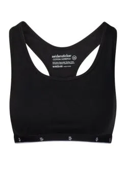 Seidensticker Cotton X-Stretch Bralette -Geschenkideen Verkäufe Seidensticker Cotton X Stretch Sport Bralette schwarz 600005 39 4