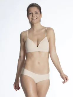 Skiny Every Day In Micro Essentials Schalen-BH Ohne Bügel -Geschenkideen Verkäufe Skiny Micro Lovers Schalen BH ohne Buegel beige 085676 2409 2