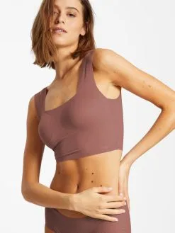 Sloggi ZERO Feel Flow Crop-Top -Geschenkideen Verkäufe Sloggi ZERO Feel Flow Crop Top braun 10213179 1141 4