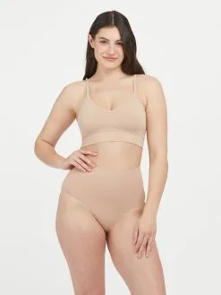 Spanx Ecocare Everyday Shaping Long-Bralette -Geschenkideen Verkäufe Spanx Ecocare Everyday Shaping Long Bralette beige 30064R TOASTED OATMEAL 2
