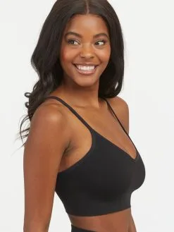 Spanx Ecocare Everyday Shaping Long-Bralette -Geschenkideen Verkäufe Spanx Ecocare Everyday Shaping Long Bralette schwarz 30064R VERY BLACK 3